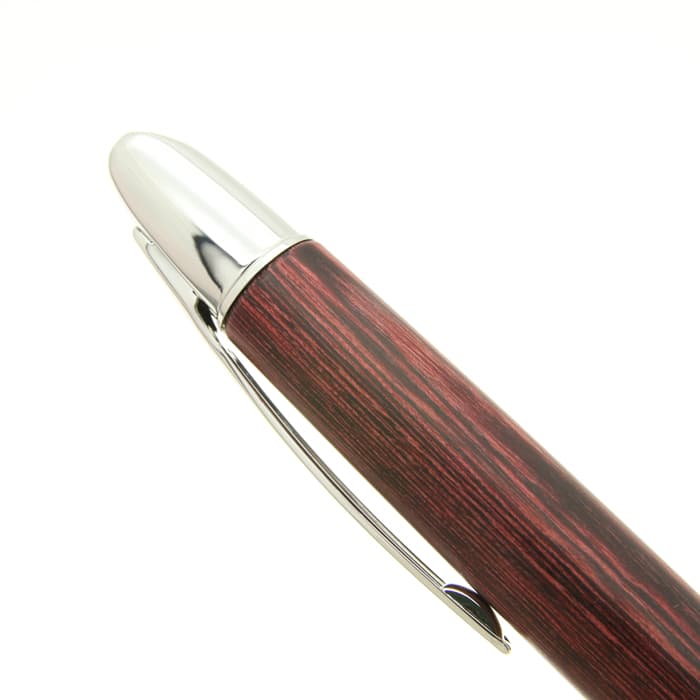 新品)PILOT パイロット 万年筆 キャップレス 木軸 ディープレッド