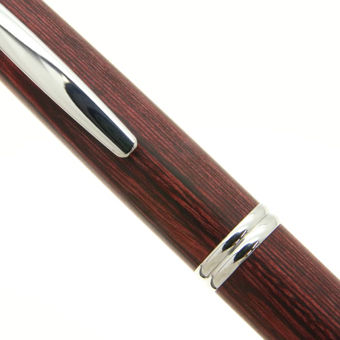 新品)PILOT パイロット 万年筆 キャップレス 木軸 ディープレッド