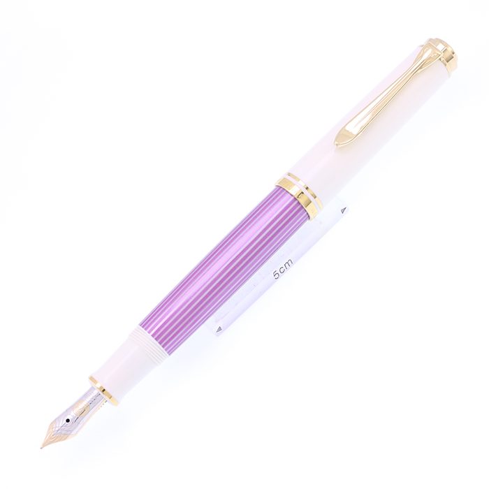Pelikan 万年筆 紫 ストライプデザイン 万年筆 紫 ストライプデザイン（Pelikan 万年筆 紫 ストライプ