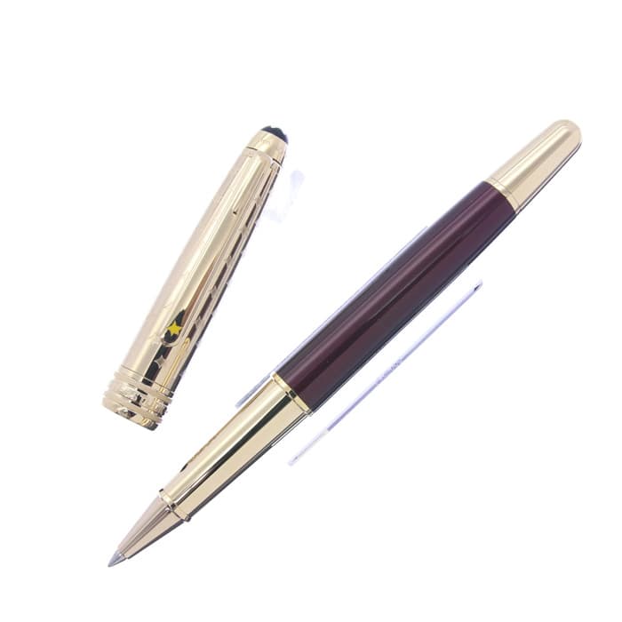 レア モンブラン ソリテール カーボン スチール ボールペン ローラー