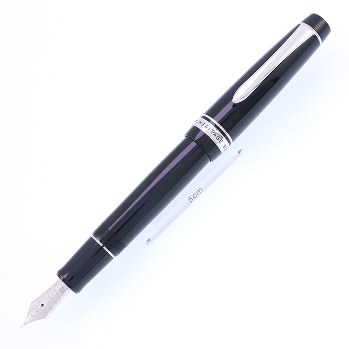 中古)PILOT パイロット 万年筆 カスタム ヘリテイジ912 ブラック 