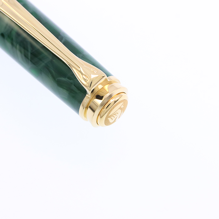 中古)Pelikan ペリカン 万年筆 スーベレーン M600 グリーン・オ