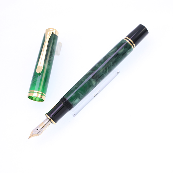 中古)Pelikan ペリカン 万年筆 スーベレーン M600 グリーン・オ