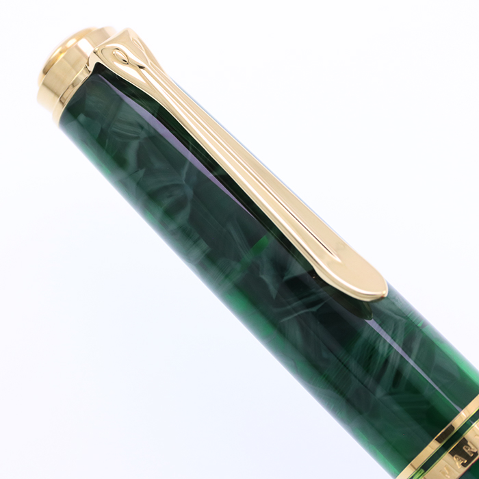 中古)Pelikan ペリカン 万年筆 スーベレーン M600 グリーン・オ