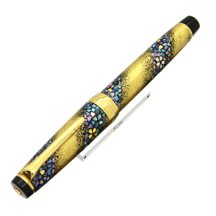 セーラー 万年筆 内閣総理大臣 特別慰労品 桜流れ 螺鈿蒔絵 21K