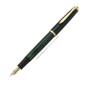Pelikan ペリカン 万年筆 #400NN M&K 黒縞 F メイン