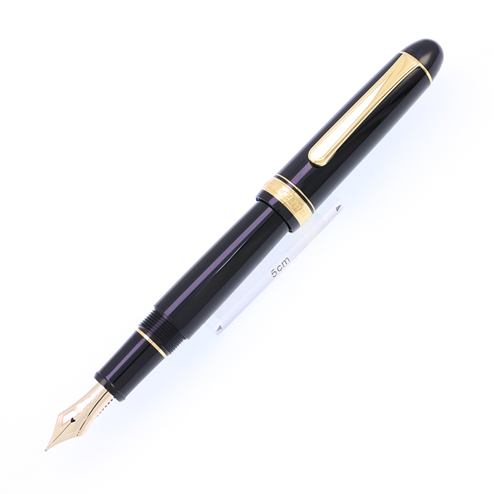 中古)PLATINUM プラチナ 万年筆 #3776 センチュリー ブラックイン 