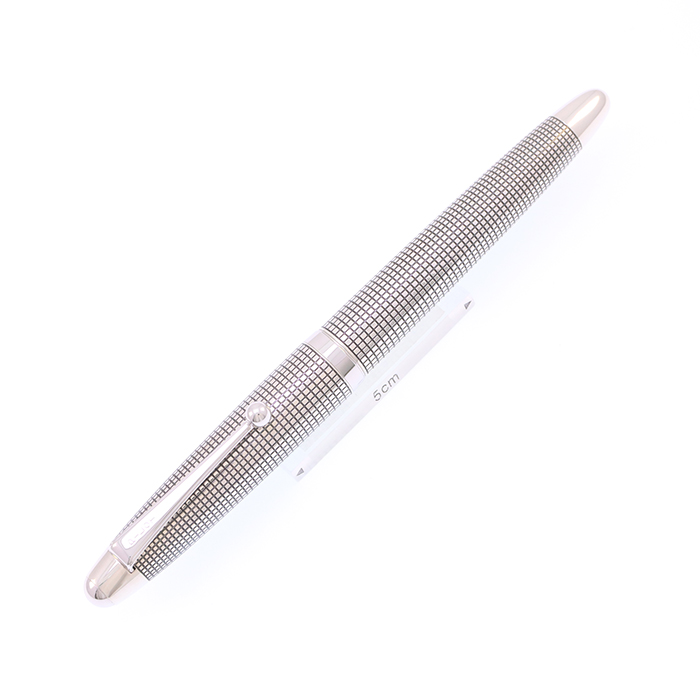 中古)PILOT パイロット 万年筆 シルバーン 格子 細字（商品ID