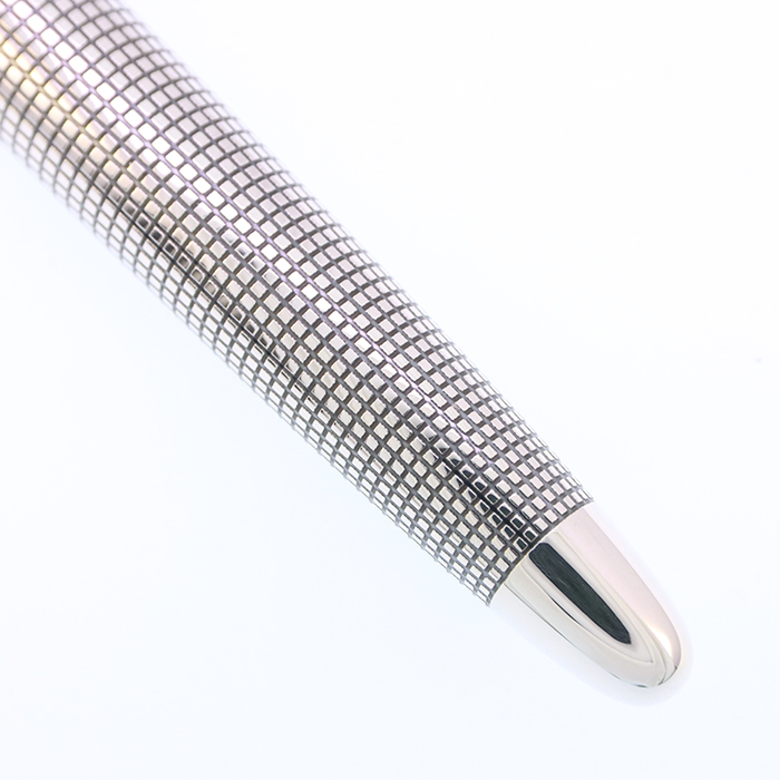 中古)PILOT パイロット 万年筆 シルバーン 格子 細字（商品ID