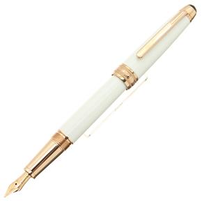 MONTBLANC モンブラン 万年筆 マイスターシュテュック ホワイトソリテール #145 レッドゴールド クラシック M メイン