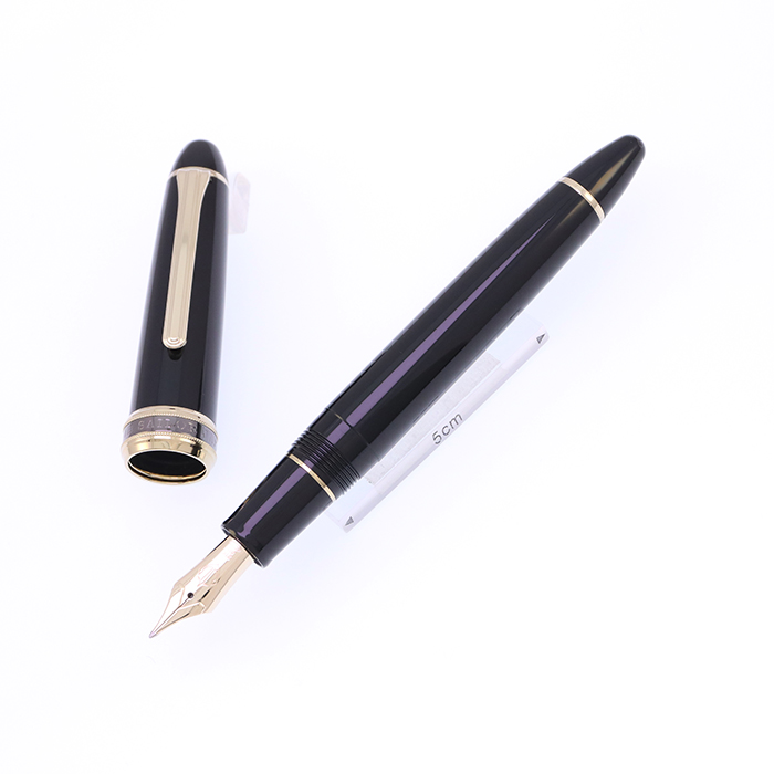 新品)SAILOR セーラー 万年筆 長刀研ぎ クロスミュージック ゴールド