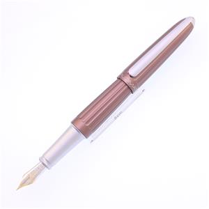 万年筆 アエロ メタリックブラウン 14K/EF