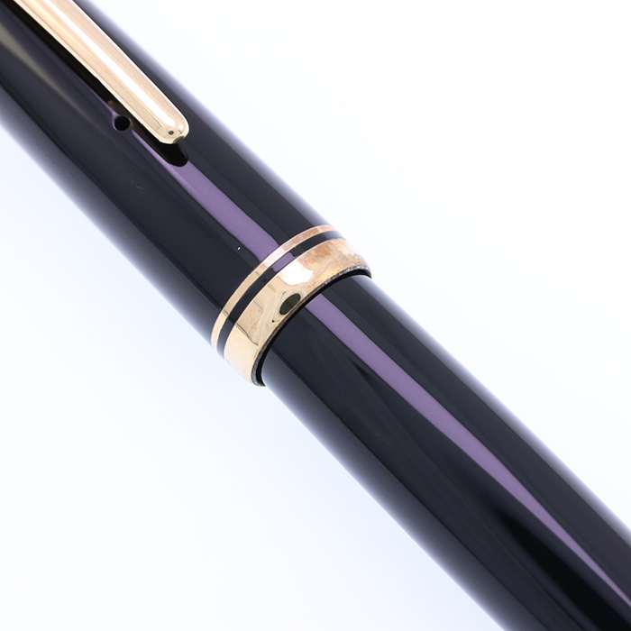 中古)MONTBLANC モンブラン 万年筆 #256 ブラック BB (フラット