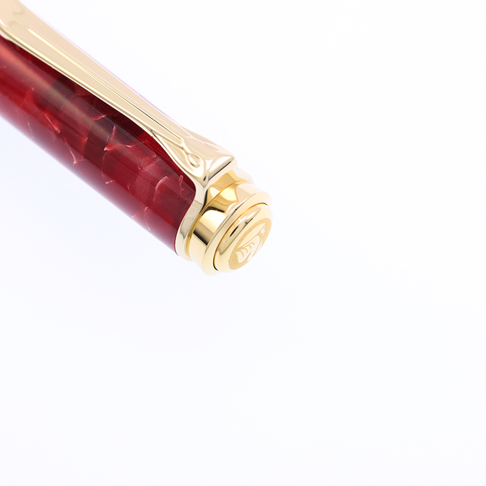 中古)Pelikan ペリカン ボールペン スーベレーン K600 ルビーレッド