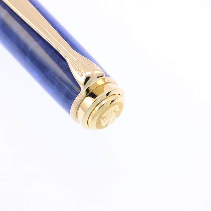 中古)Pelikan ペリカン 万年筆 スーベレーン M800 ブルー・オ・ブルー