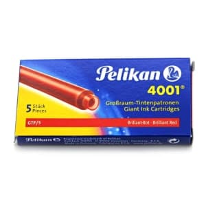 Pelikan ペリカン カートリッジインク GTP/5 レッド 5本入 メイン