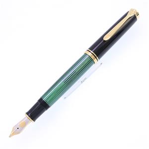 万年筆 スーベレーン M800 グリーンストライプ イタリックライティング