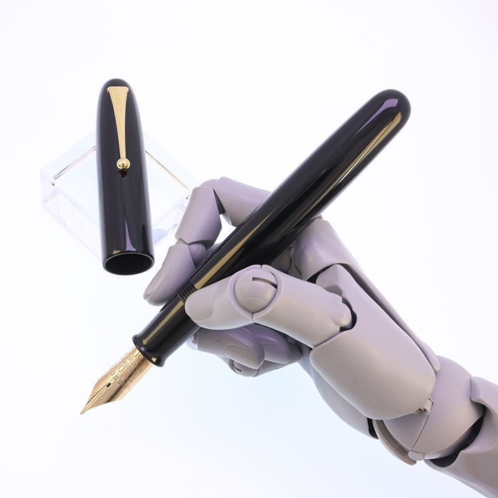 中古)PILOT パイロット 万年筆 大型蒔絵万年筆 漆黒 黒漆 中字（商品ID