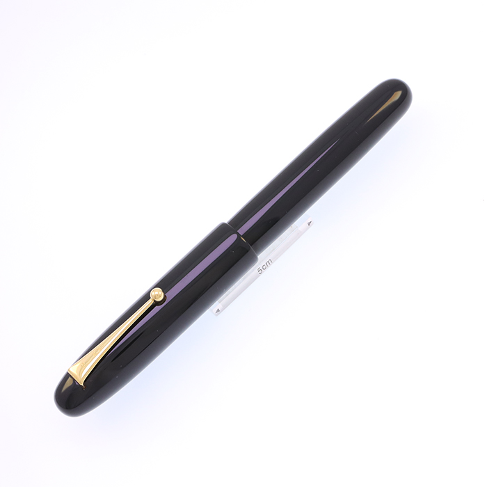 パイロット　漆塗　蒔絵　万年筆 中古)PILOT パイロット 万年筆 大型蒔絵万年筆 漆黒 黒漆 中字（商品ID
