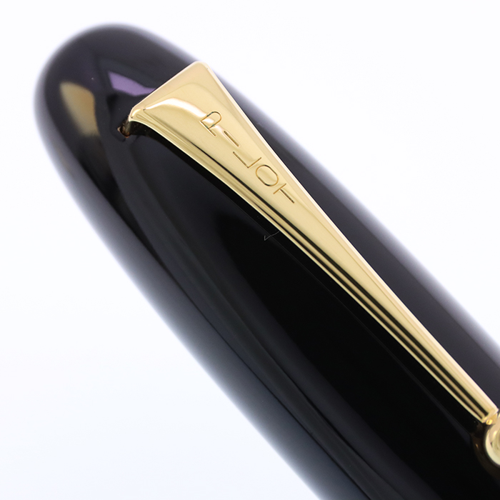 中古)PILOT パイロット 万年筆 大型蒔絵万年筆 漆黒 黒漆 中字（商品ID
