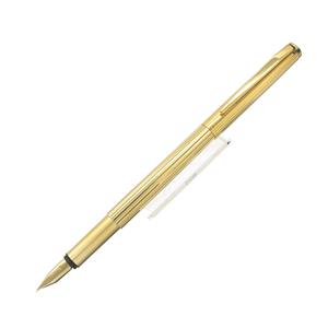 万年筆 ノブレス ゴールド 20金張 F