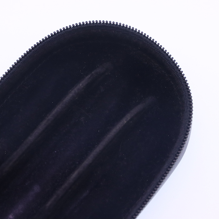 中古)MONTBLANC モンブラン ペンケース ジップタイプ ブラック 3本用