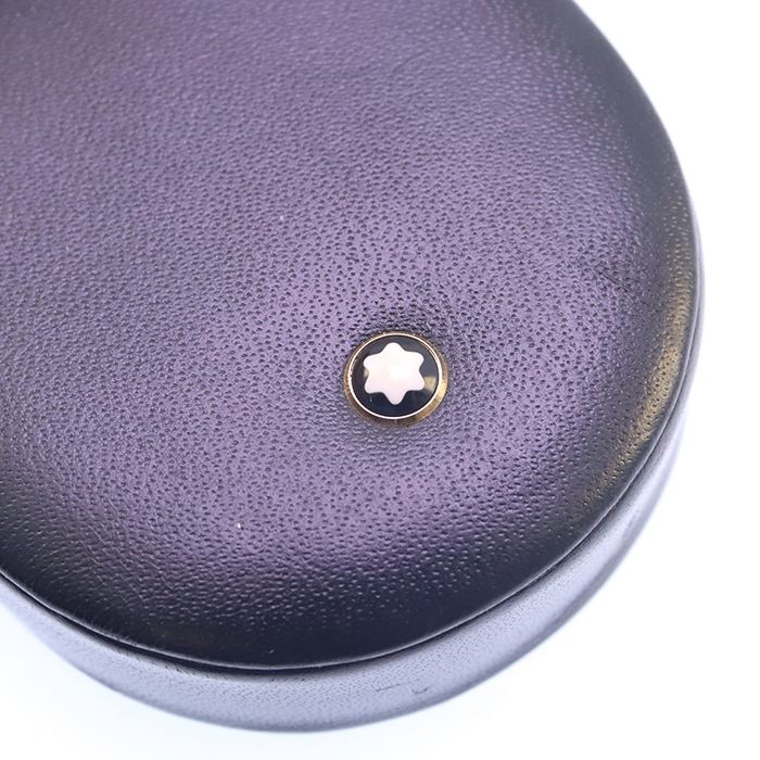 中古)MONTBLANC モンブラン ペンケース ジップタイプ ブラック 3本用