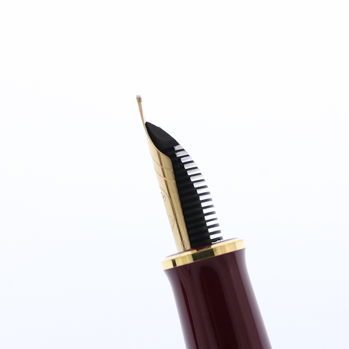 中古)Pelikan ペリカン 万年筆 スーベレーン #600 バーガンディ 18C全 