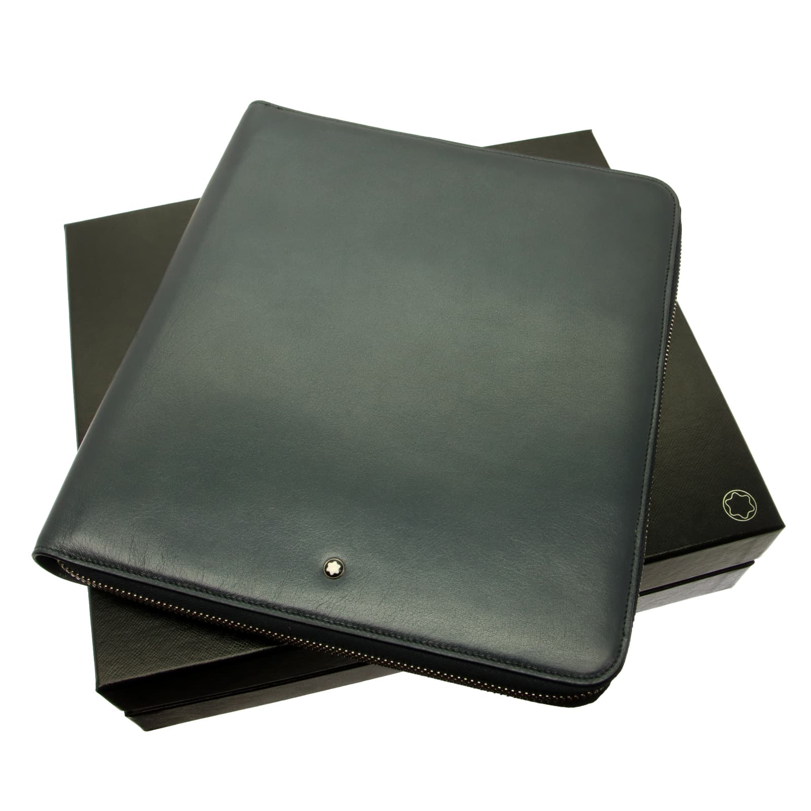 MONTBLANC クロコ　ノート A5 ノートブック #149 ラージ クロコプリント ブルー 罫線入り
