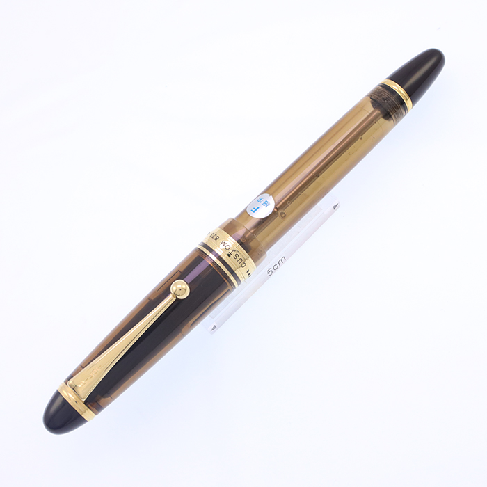中古)PILOT パイロット 万年筆 カスタム823 ブラウン 細字（商品ID 