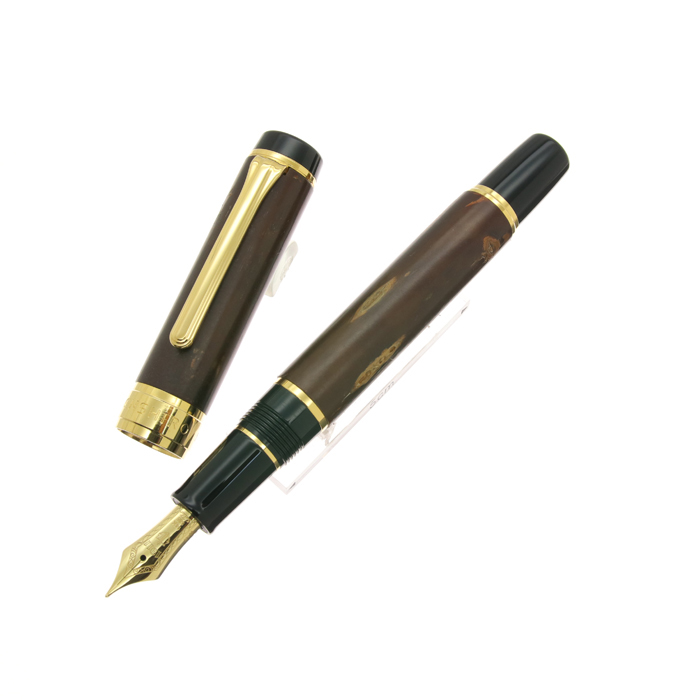 【新品】 セーラー　万年筆　樺細工 樺細工万年筆