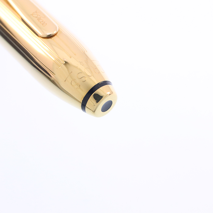 中古)CROSS クロス 万年筆 タウンゼント 18金張 14K/M（商品ID