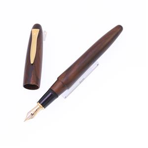 万年筆 キングダムノート別注 出雲 黒柿 マット仕上げ 中字