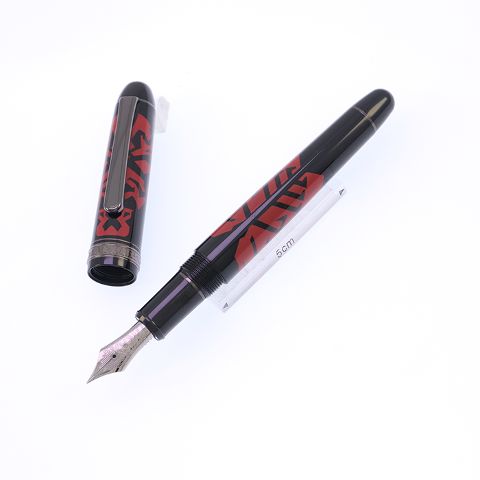 新品＞ プラチナ 14金万年筆センチュリー スターウォーズ ダースモール