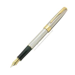 PARKER パーカー 万年筆 ソネット プルミエ シルバーカスケード F メイン