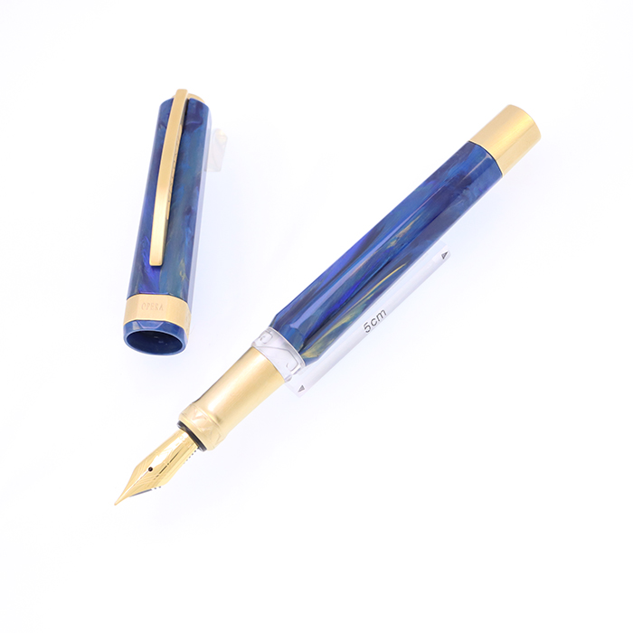新品)VISCONTI ビスコンティ 万年筆 オペラ ゴールド ブルー F（商品ID