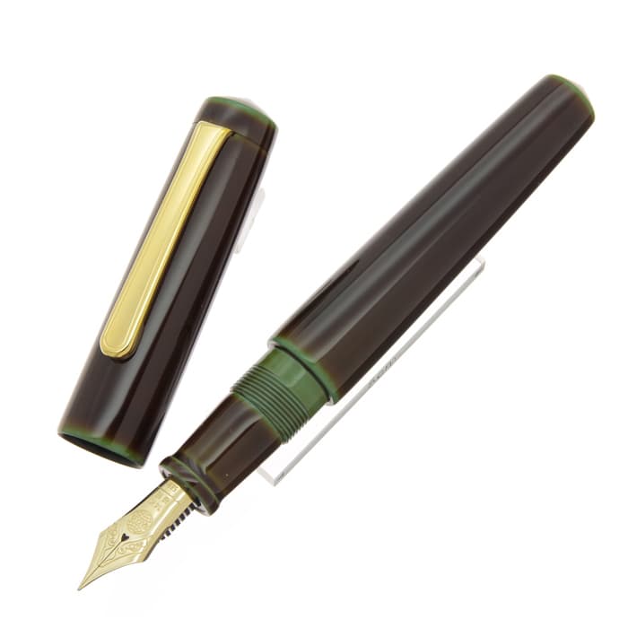 希少【NAKAYA】中屋万年筆　ライターモデル ピッコロ ポリネシアの空 新品)NAKAYA 中屋万年筆 万年筆 ライター ピッコロ 碧溜 極細字（商品