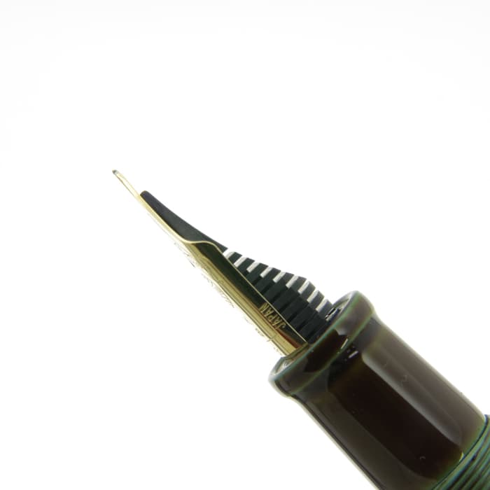 中屋万年筆　ピッコロ緑溜め　極細(EF) 中屋万年筆 ピッコロ緑溜め 極細(EF) 極美品・早い者勝ち》中屋万年筆