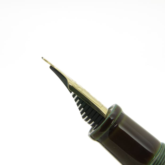 新品)NAKAYA 中屋万年筆 万年筆 ライター ピッコロ 碧溜 極細字（商品