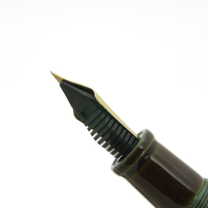 新品)NAKAYA 中屋万年筆 万年筆 ライター ピッコロ 碧溜 極細字（商品