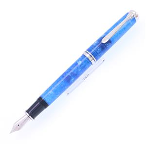 Pelikan ペリカン 万年筆 スーベレーン M805 ヴァイブラントブルー Mの 