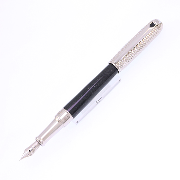 中古)S.T.Dupont エス・テー・デュポン 万年筆 ラインD ファイア