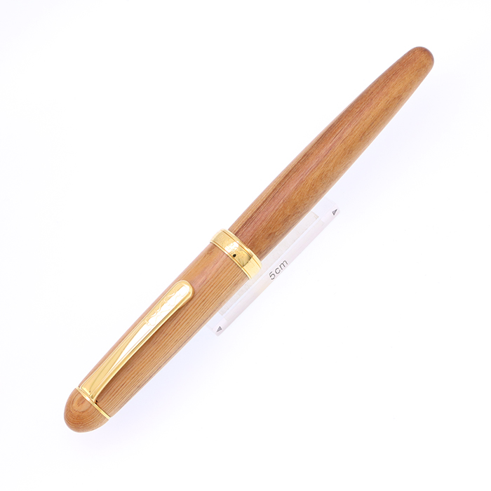 新品★旧型★希少★プラチナ　屋久杉万年筆　太 中古)PLATINUM プラチナ 万年筆 #3776 センチュリー 屋久杉 中字（商品