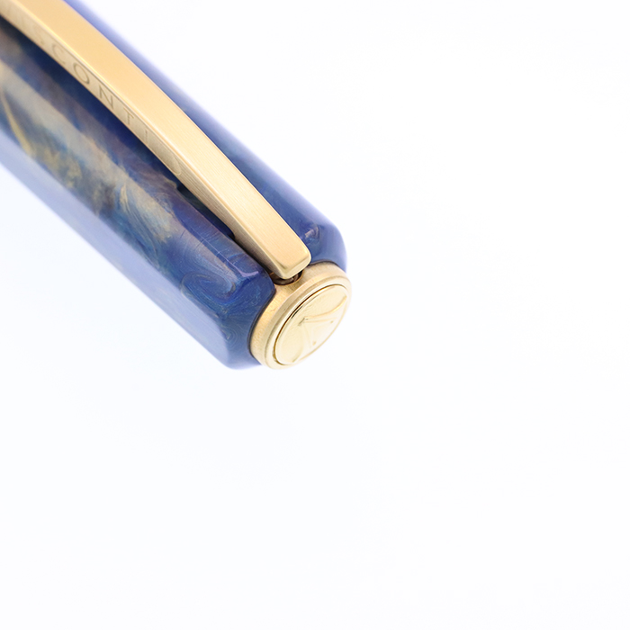 新品)VISCONTI ビスコンティ 万年筆 オペラ ゴールド ブルー M（商品ID