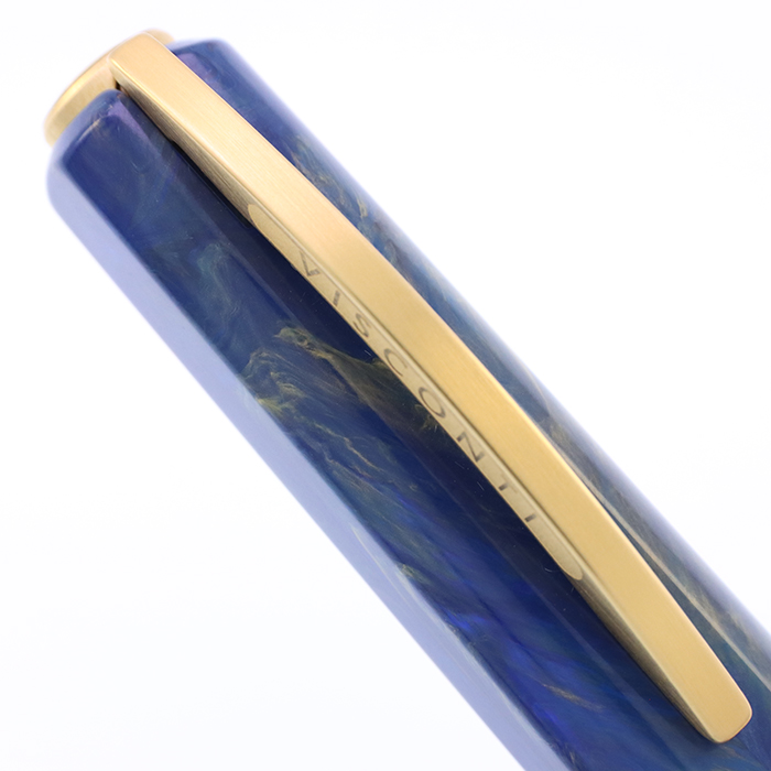 新品)VISCONTI ビスコンティ 万年筆 オペラ ゴールド ブルー M（商品ID