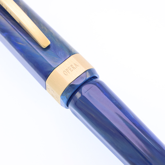 新品)VISCONTI ビスコンティ 万年筆 オペラ ゴールド ブルー M（商品ID