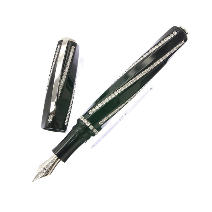 中古)VISCONTI ビスコンティ 万年筆 ディヴィーナ ロイヤル ブラック M
