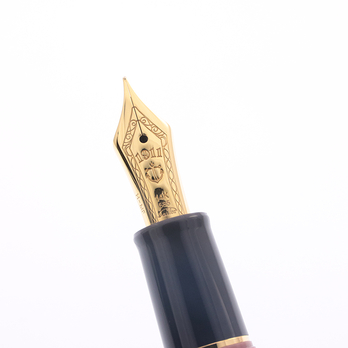 ◇○【WANCHER×SAILOR/セーラー】限定 14金万年筆 透明軸シリーズ 琥珀