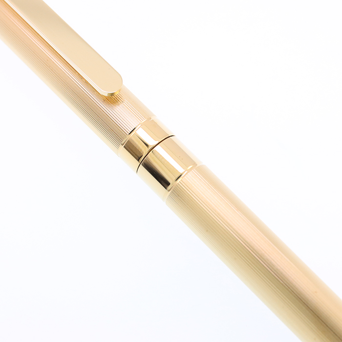 中古)MONTBLANC モンブラン ボールペン ノブレス ゴールドプレート 