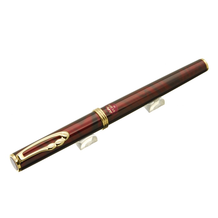 万年筆 レッド ベラージュ14金細字 昭和レトロ】プラチナ BelAge